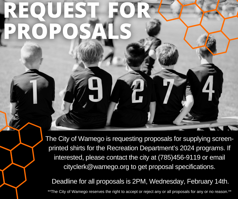 Wamego Recreation Department RFP - News Image